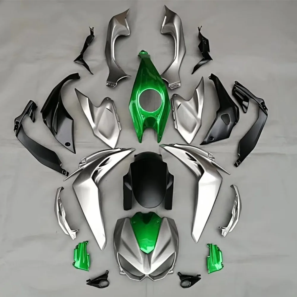 

For Kawasaki Z1000 14 - 17 Bodywork Fairing Kit Z 1000 2014 2015 2016 2017 Motorcycle Fairings Cowl Set Black Green UV Painted