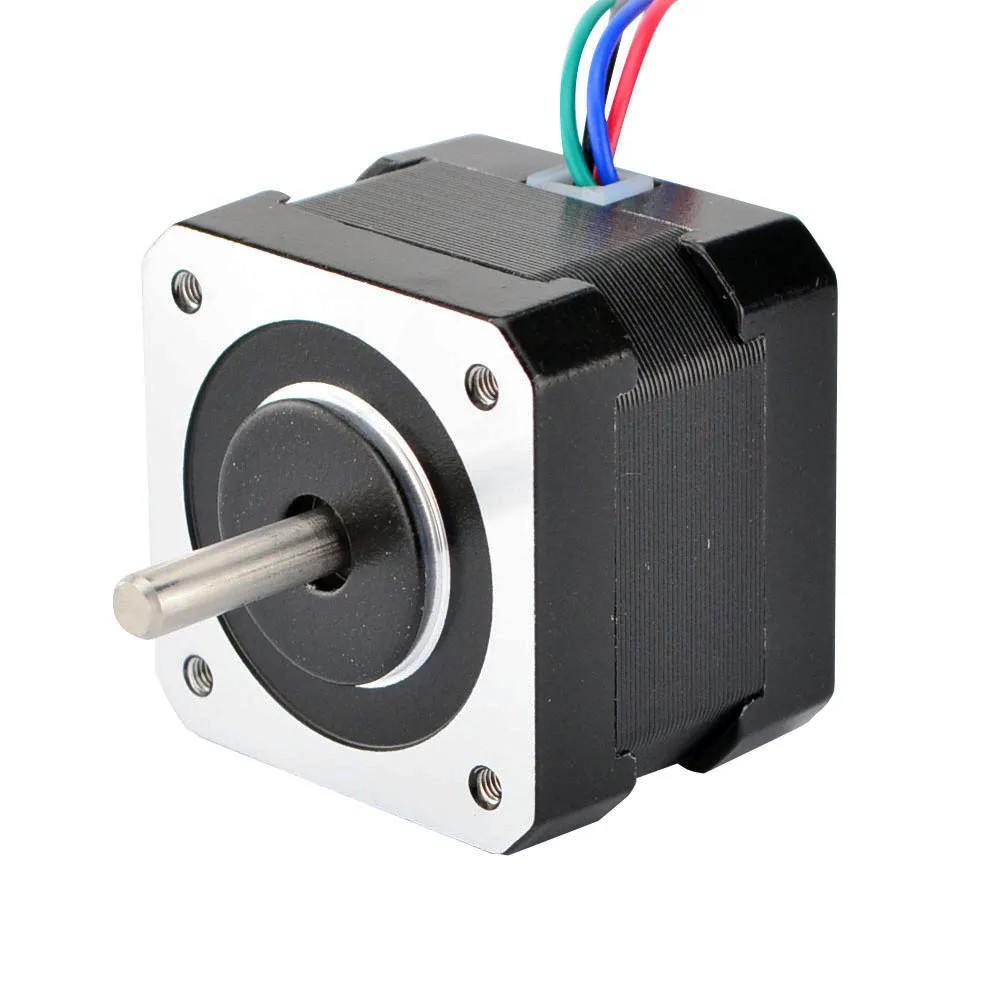 듀얼 샤프트 Nema 17 스테퍼 모터, DIY CNC 3D 프린터용, 4-리드 22Ncm(31oz.in) 1.33A 42 모터, 34mm 길이
