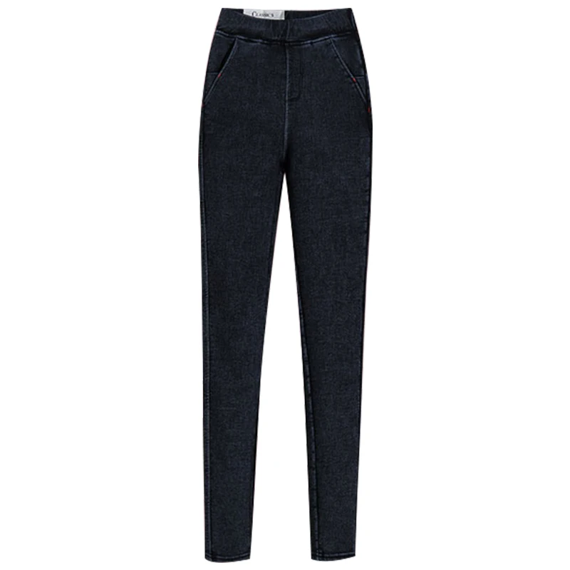 FSDKFAA Ripped Skinny Pencil Jeans Woman Plus Size High Waist Mom Stretch jeans Ladies Denim Pants Trousers Women Jean Femme