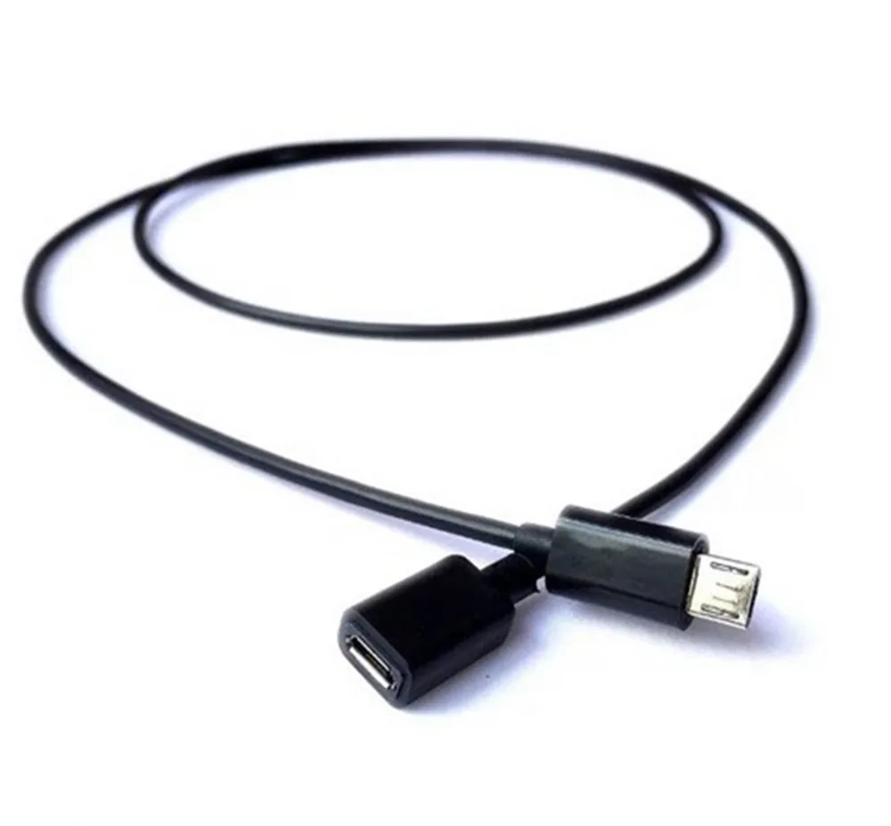 Высококачественный 1 м Micro USB 2 0 B 5 контактный штекер гнездо m/F УДЛИНИТЕЛЬ для