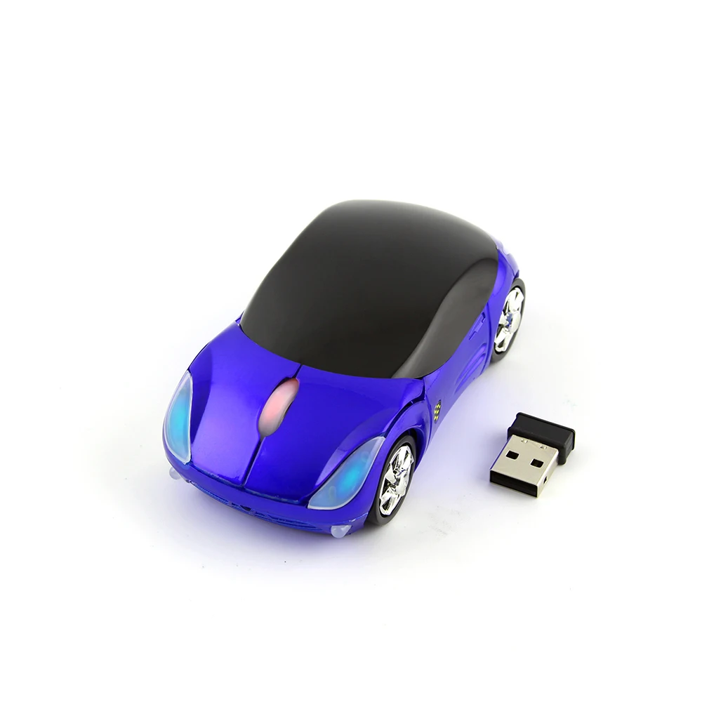 CHUYI Mini Wireless Sports Car Mouse Optical Computer Ergonomic Gaming Mouse Wireless Mice For Xiaomi Laptop Notebook Gamer Gift