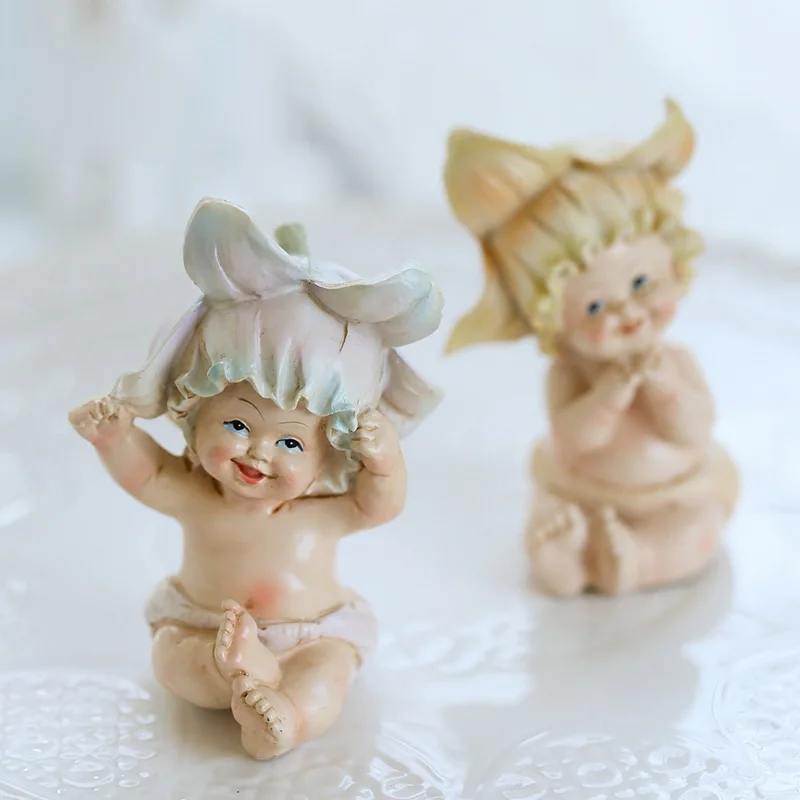 

silicone mold Super cute little BABY home decorations flowers baby 2 styles handmade for cake decorations aroma stone molds