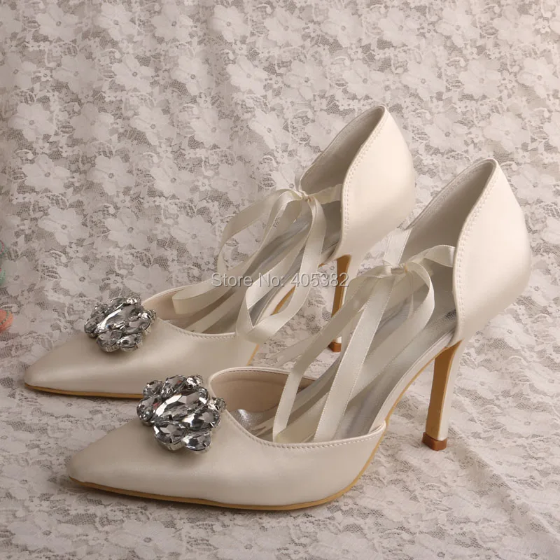 

Wedopus Custom Handmade Italian Brand Name Shoes for Women Wedding Pointed Toe