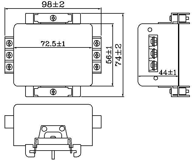 1 шт. фильтр питания EMI 10A CW4L2-S(005) разъем