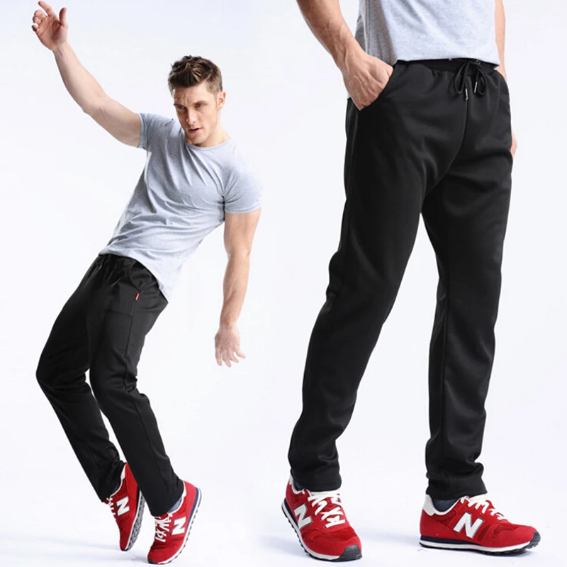 2017 Brand Casual Joggers Solid Business Compression Pants Men Cotton ...