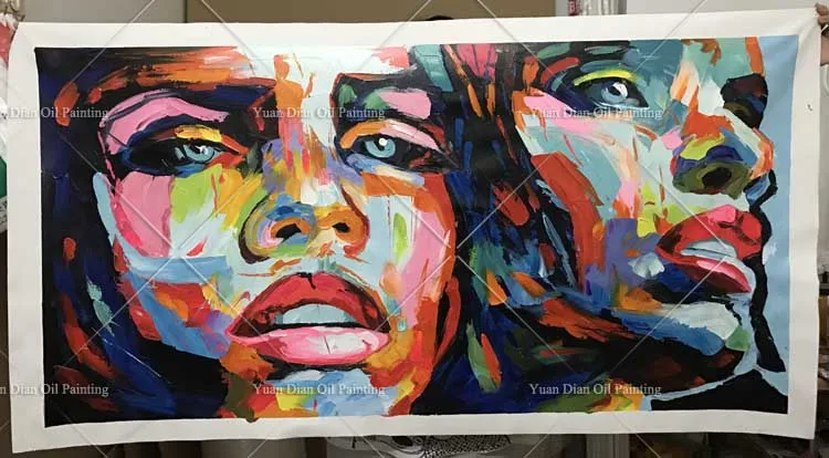 abstract face artwork