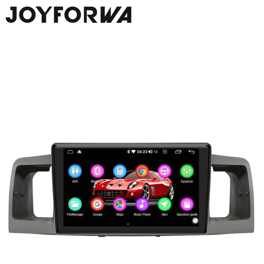 Discount DSP Carplay 9" Android 8.1 Car Multimedia Radio for Toyota Corolla EX/E120 2003-2011 GPS SPDIF Subwoofer Stereo WiFi 4G SIM DAB 3
