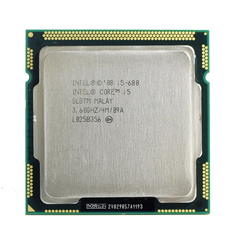 Процессор Intel Core i5 680 SLBTM б/у LGA1156 3 60 ГГц 4 Мб 2 5 ГТ/с | Компьютеры и офис