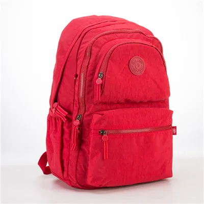 TEGAOTE женский рюкзак для девочек-подростков Mochila Feminina, школьная сумка, рюкзак из нейлона, водонепроницаемый повседневный рюкзак для ноутбука, женский рюкзак - Цвет: red