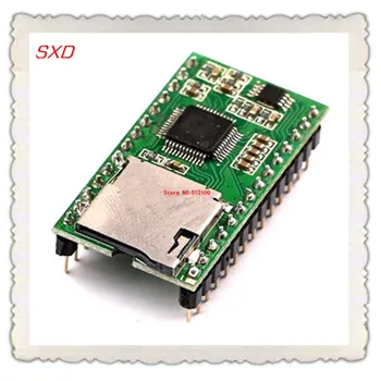 

10PCS QJ5001M02 new version WT5001M02-28P U-disk player SD card voice module MP3 Sound module