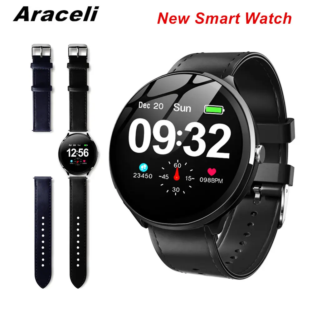 

2019 New GPS Sports Smart Watch Waterproof Health Heart Rate Blood Pressure Bluetooth Smartwatch 180mAh Men Women Smart Watch