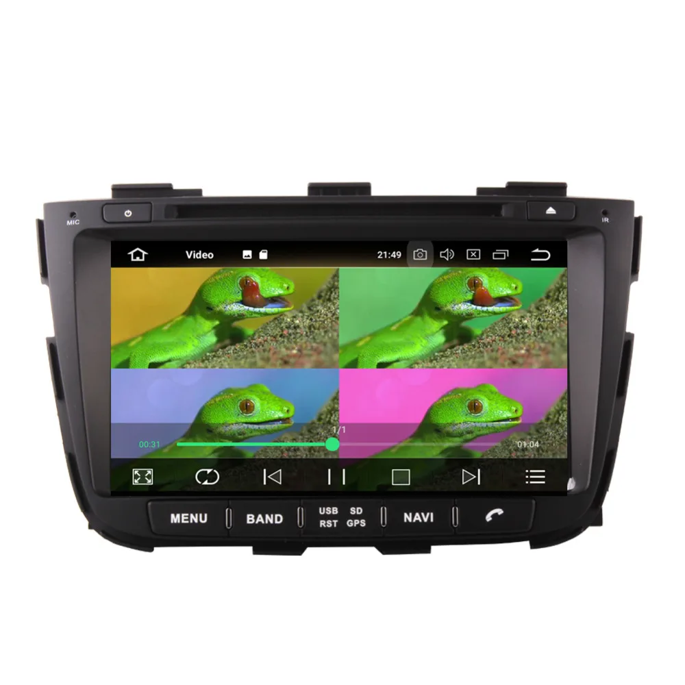 2 Din 4 Гб ОЗУ Android 8 0 Восьмиядерный ''ЖК-дисплей Автомобильный GPS Радио Стерео