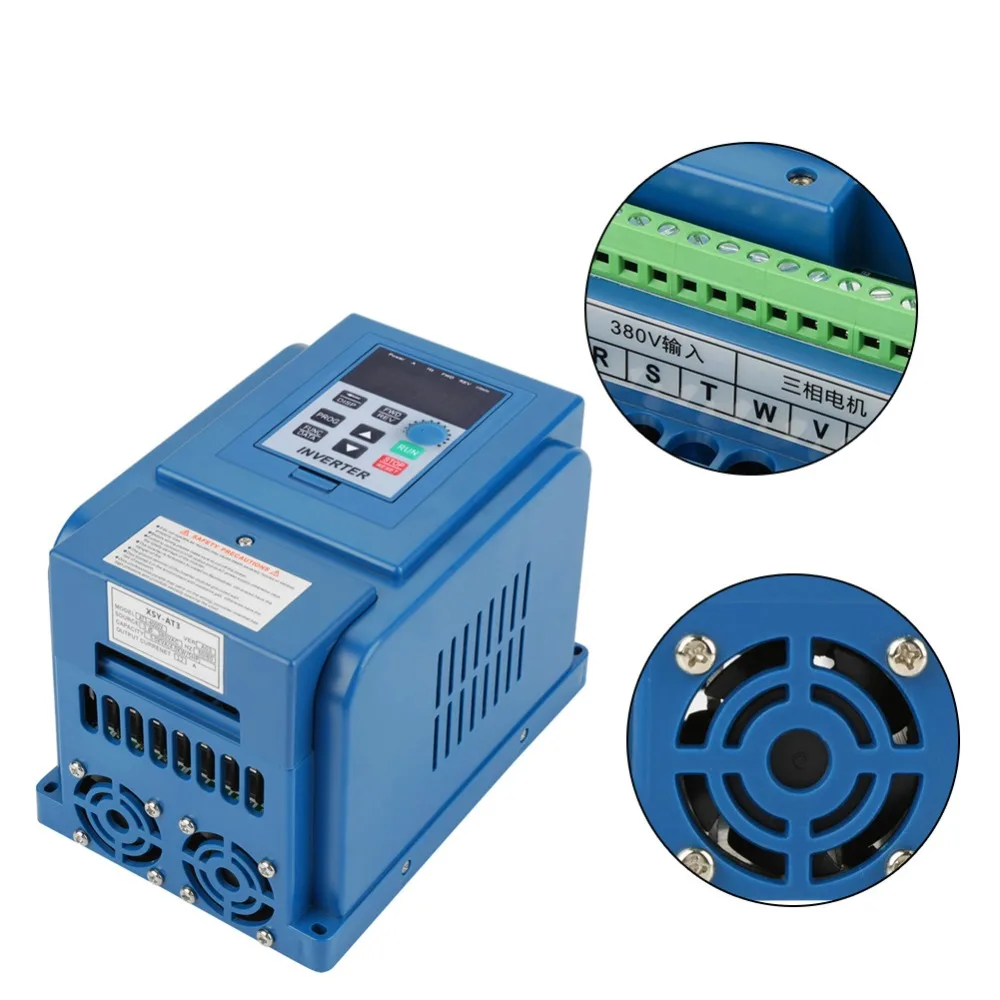 380V 4KW 3HP Mini VFD инвертор с переменной частотой для контроллера двигателя