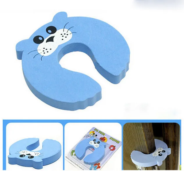 

Child Safety Protection Baby Safety Cute Animal Security Card Door Stopper Baby Newborn Care Child Lock Protection From Children