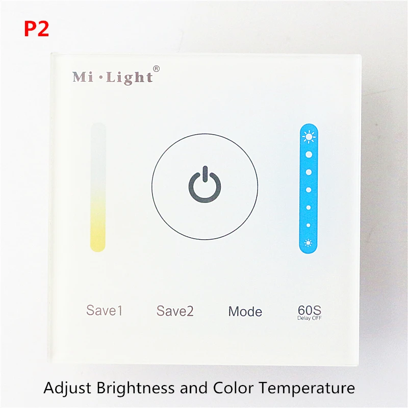 Умный стеклянный сенсорный экран Mi ng/CCT/RGB/RGBW/RGB + CCT 12 24 в пост. Тока| |