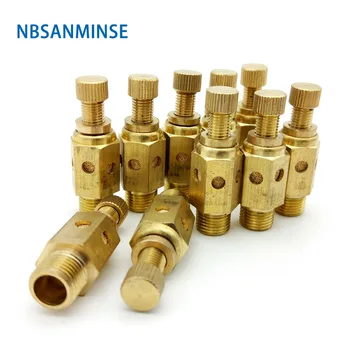 

10Pcs/lot C Type 1 inch Exhaust Muffler Throttle Valve Air Pneumatic Brass Silencer Automation Parts NBSANMINSE