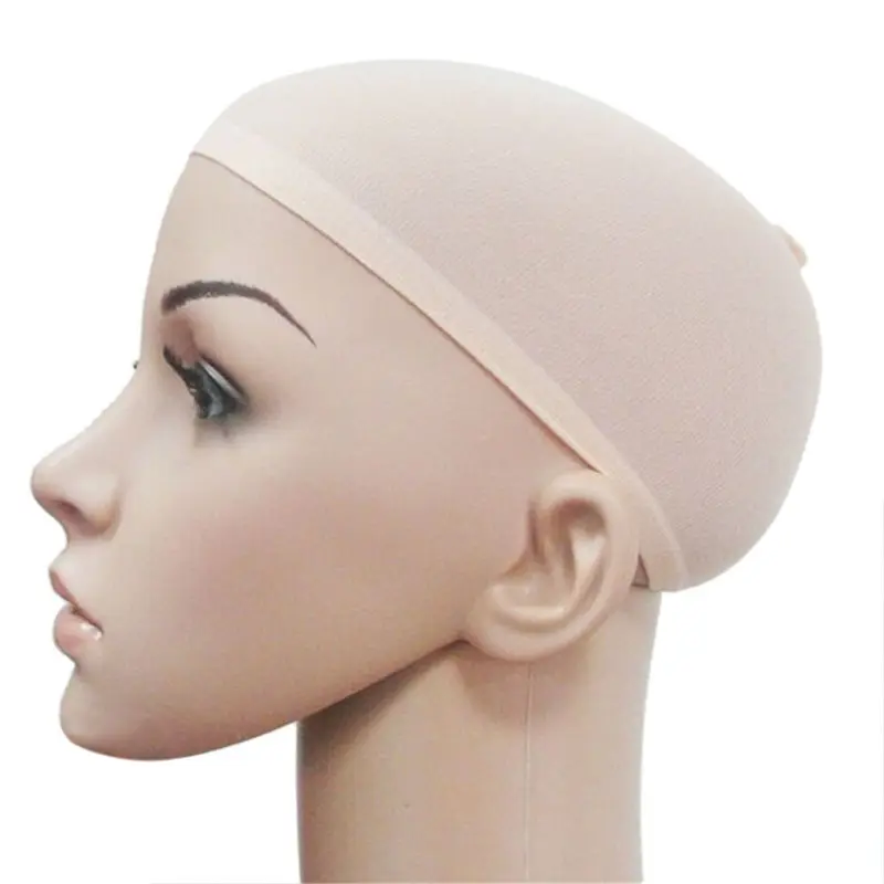 2Pcs Elastic Hair Net Mesh Hair Nets Wig Stretchable Liner Hairnet Snood Glueless dome Wig Cap Women Styling Accessories 2Pcs Elastic Hair Net Mesh Hair Nets Wig Stretchable Liner Hairnet Snood Glueless dome Wig Cap Women Styling Accessories