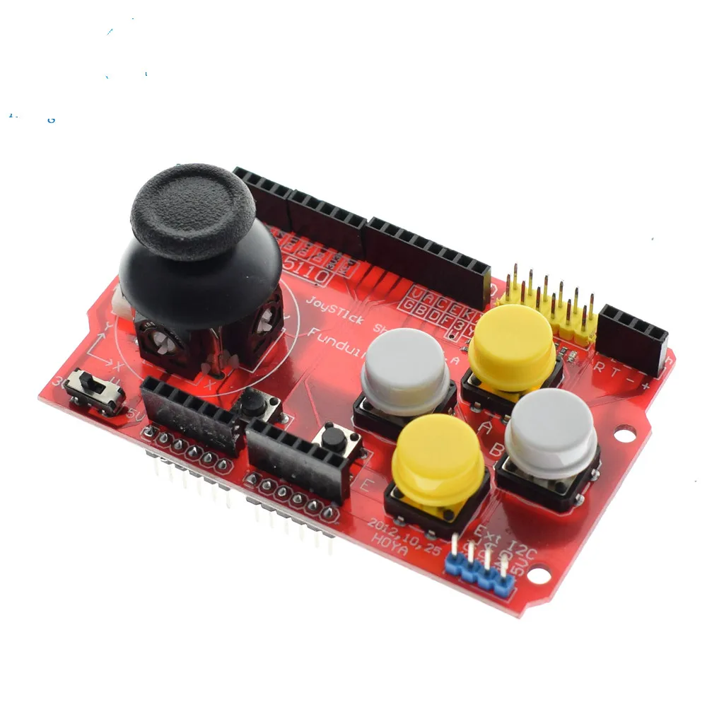 

1pcs Joystick Shield for Arduino Expansion Board Analog Keyboard and Mouse Function #Hbm0245