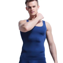 Майка Тонкий мужской жилет мужской вискоза бесшовный фитнес ультра эластичный Бодибилдинг плотная майка Одежда regatas masculino Топы