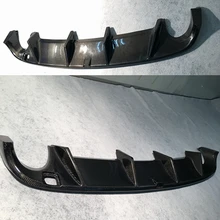 Para VW Golf VI 6 MK6 GTI Bumper 2010-2013 Estilo Do Carro de Fibra de Carbono Difusor Traseiro Lábio