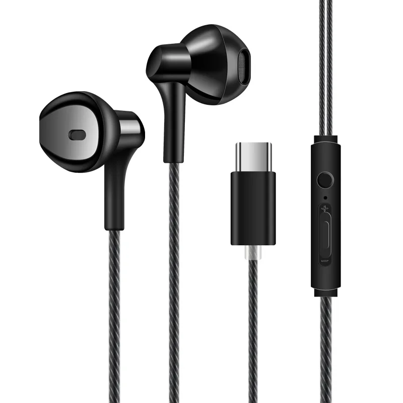 

Digital USB Type-C Earphones Wired Control With Microphone Type C headset USB-C Earbuds For LeEco Le 2 / Max/ Pro for Xiaomi