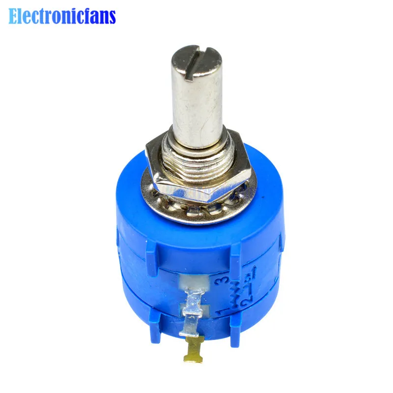 Поворотный проволочный прецизионный потенциометр 3590S 2 104L 100K Ohm 10 оборотов|rotary