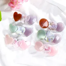 1 шт. элегантный студенческий держатель для пружина из листовой стали детские заколки принадлежности для волос для девочки Любовь зажим для волос сердце аксессуары