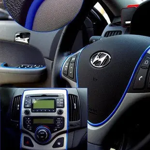 6 metros lindo coche decoración rosca pegatina interior auto calcomanías interior calcomanías piezas accesorios para