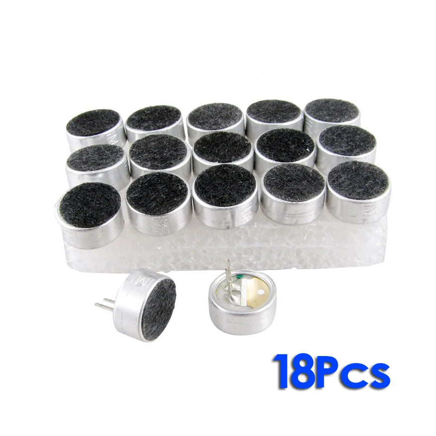 

5 X 18 Pieces 9.5mm Dia MIC Capsule Electret Condenser Microphones