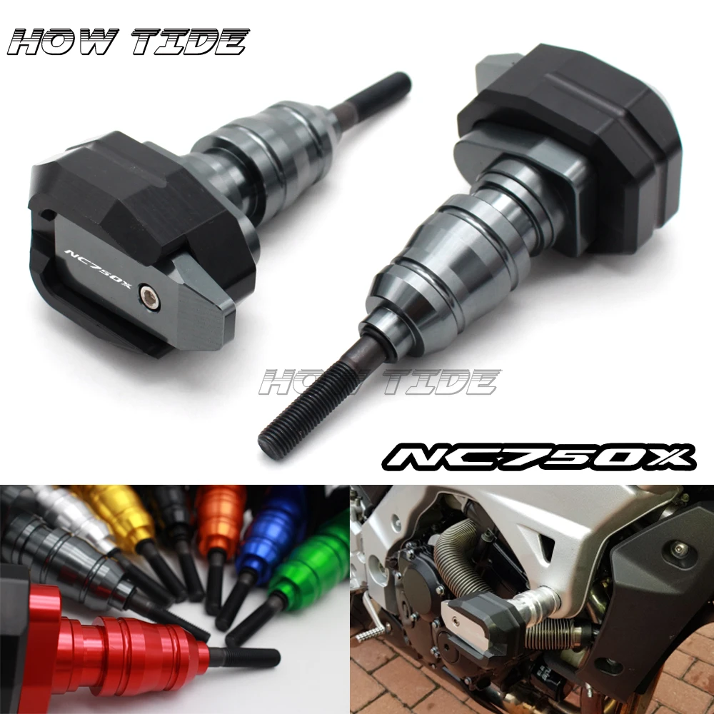Алюминиевая CNC для HONDA NC 750X NC750X 2014-2018 Удлиненная рама ползунки протекторы