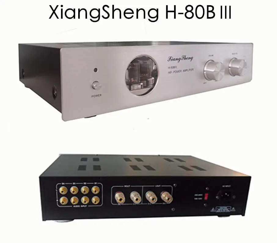 Nobsound XiangSheng H-80BIII труба твердотельный гибридный Интегрированный усилитель мощности Hi-Fi Amp