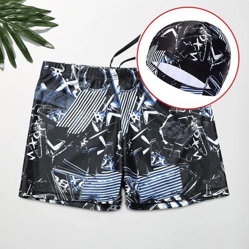 

2019 Men Shorts 5XL Plus Size Swimwear Mens Swim Trunks Bermuda Surfing Beach Breathable Quick Dry Sport Men's Swimwear set