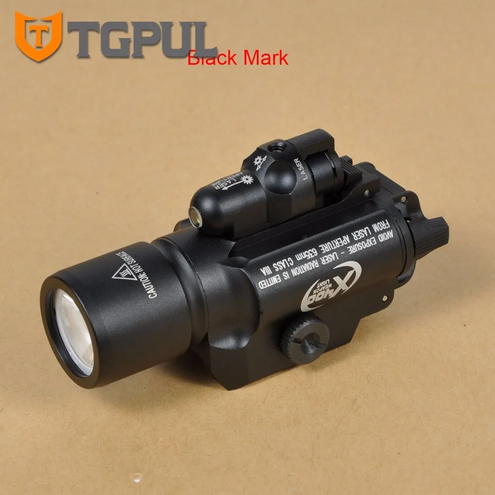 Тактическая светодиодная вспышка для пистолета TGPUL X400 комбинисветильник