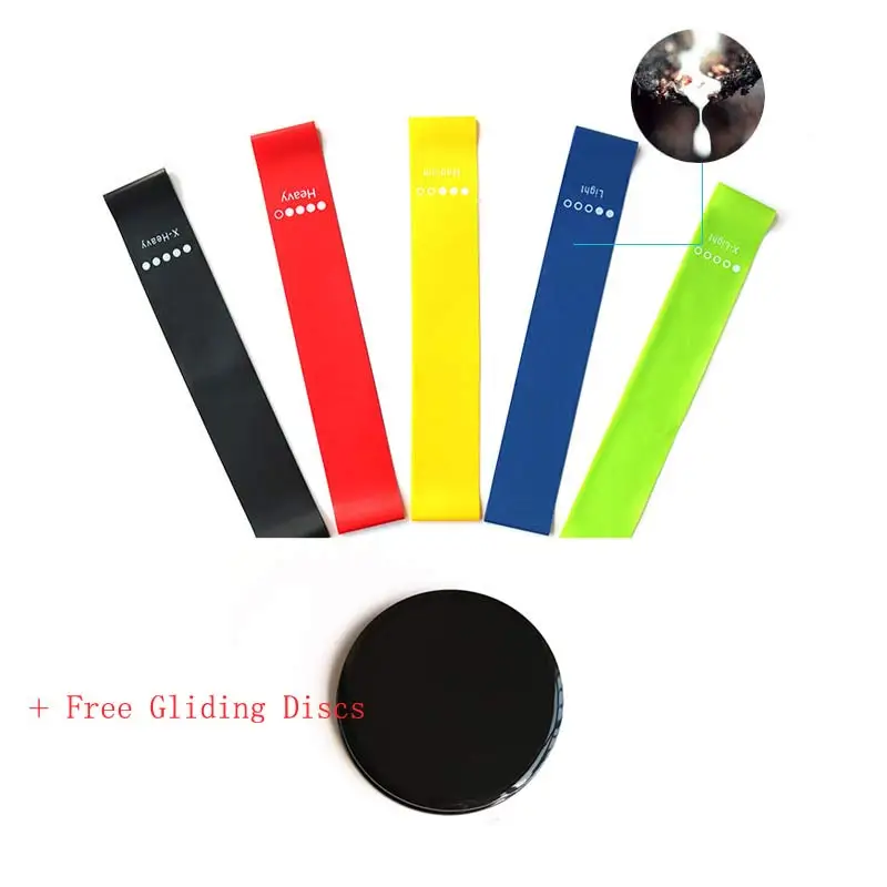 

Fitness Yoga Resistance Bands Health Elastic Sport Body Latex Belt Pull Strap Force Arm Thigh Strength Training Gliding Discs