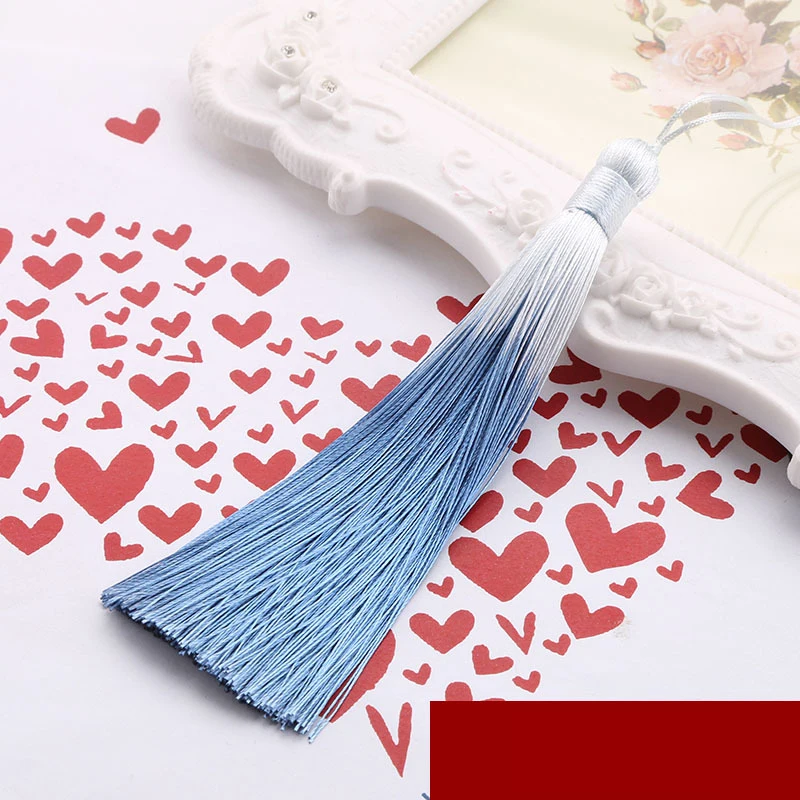 

2PC / Bag Chinese Knot Tassel Gradient Color DIY Book Crafts Chinese Characteristics Gift Curtains Clothing Jewelry Pendant 26CM
