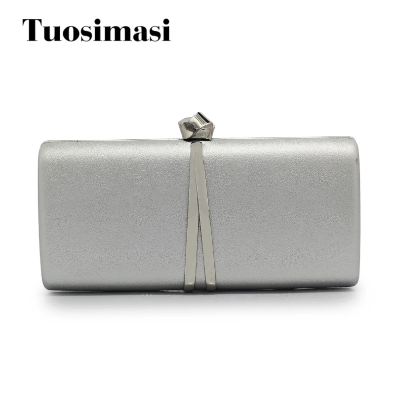 grey evening clutch