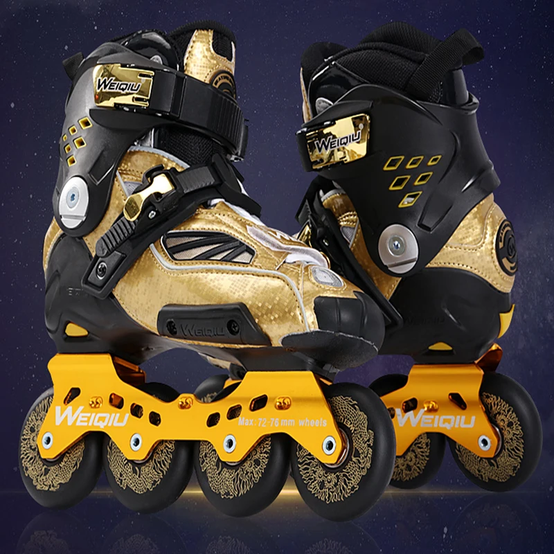 الكبار الأطفال الفرامل سباق التعرج زلاجات دوارة رياضية مستقيم صف النعال مضمنة الشارع فرشاة أحذية التزلج على الجليد للجنسين لينة الوجه IA112