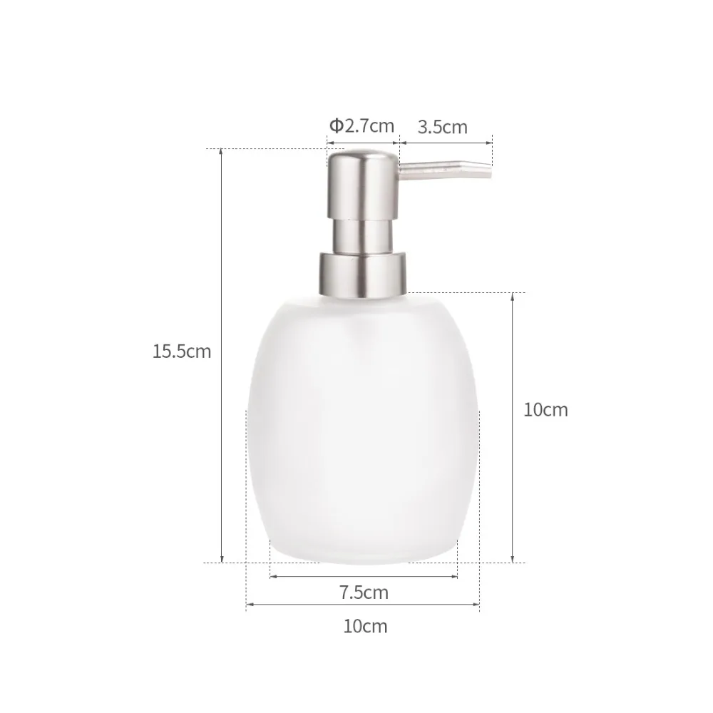 Smartloc Стекло Ручной пресс дозатор жидкого мыла насос бутылка геля для душа аксессуары для ванной комнаты шампунь Автоматическая умная кухня