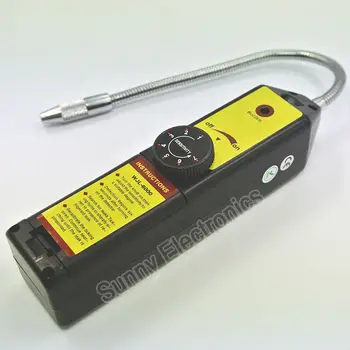 

Halogen Gas CFC HFC 134a Refrigerant Freon Leak Detector Checker with LED alarm