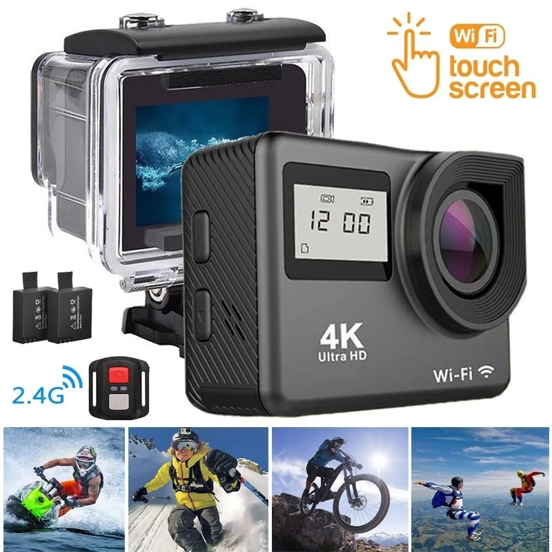 Coocheer professional Ultra HD 1080 P F60R 4 к Водонепроницаемая камера с Wi Fi Дайвинг водостойкий DV