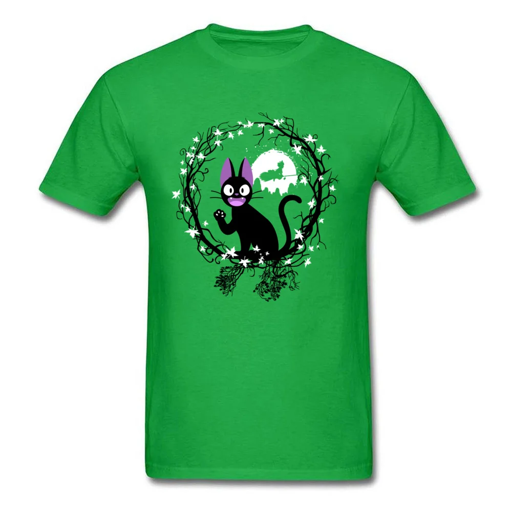 cat circle 6275 Casual T Shirts for Men 100% Cotton Fabric Father Day Tops Shirt Printed Tee Shirts Short Sleeve Brand O-Neck cat circle 6275 green