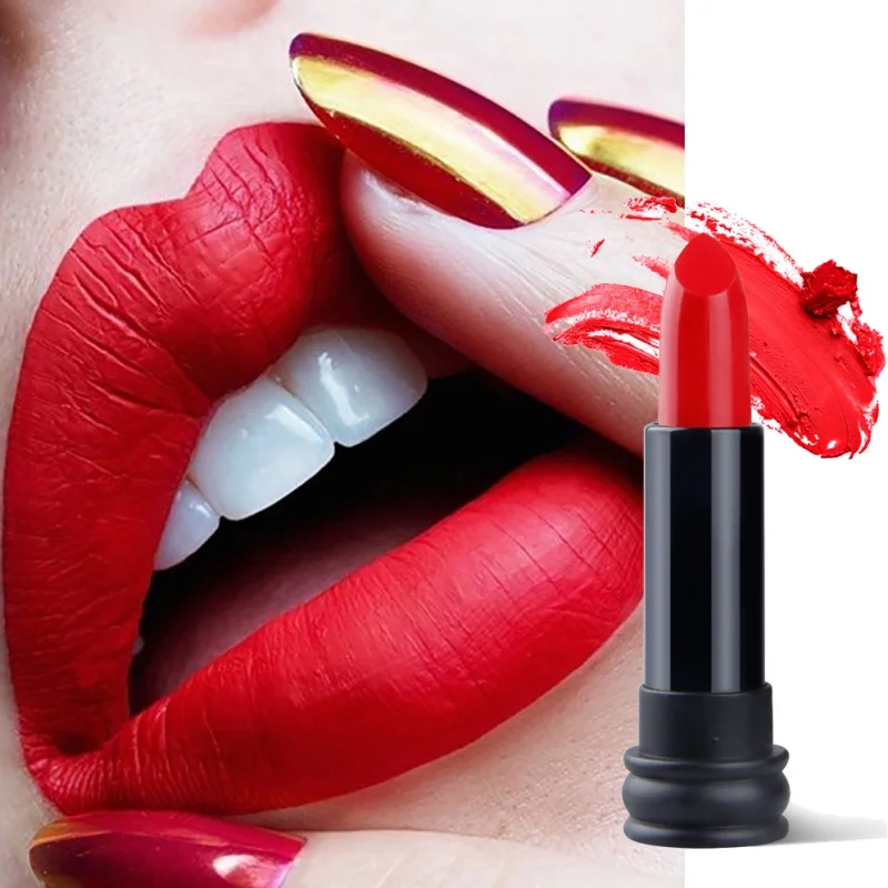 

Moisturizing non-stick cup Lipstick Waterproof Smudge-Proof Long Lasting Matte Makeup Lipstick Easy to Color