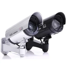 Fake Dummy Camera Waterproof Outdoor Indoor Security CCTV Video Surveillance Camera With Flashing Red LED Kamera Home Security new safurance solar energy waterproof outdoor indoor fake security camera surveillance dummy camera home security