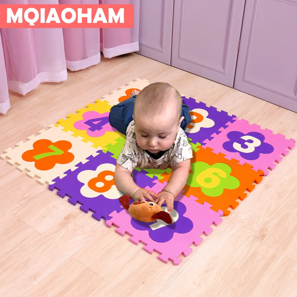 Kid Playmat Baby Crawling Mat Soft EVA Foam Playroom Flooring Tile Soft carpet 