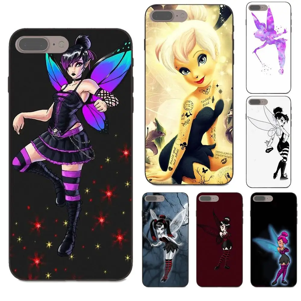 

Goth Tinkerbell For Xiaomi Redmi Note 2 3 4 4A 4X 5 5A 6 6A Plus Pro S2 Y2 Soft Capa Cover