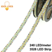 LED Strip 3528 240 LEDs meter DC12V High Brightness 3528 Flexible LED Light 5m lot