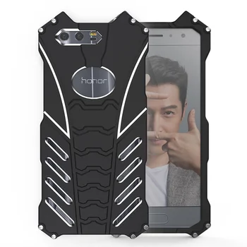 

Luxury Batman Element Aluminum Metal Case For Huawei Honor 9 Cases Hard Protection Metal Bumper Case Huawei Honor 9 Back Cover