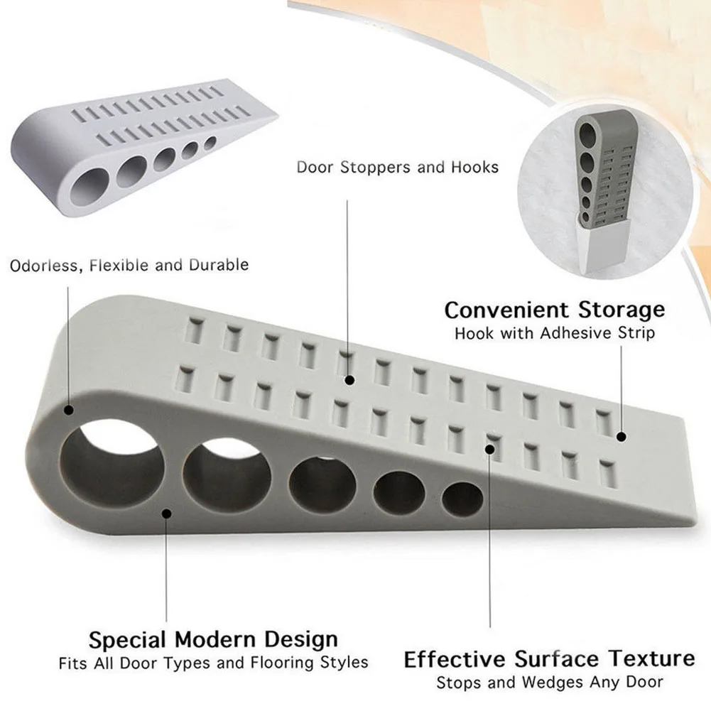 

Home Use Anti Slip Decor Heavy Duty Holder Home Energy Saving Office Wedge Guard TPR Floor Accessories Door Stopper Protector