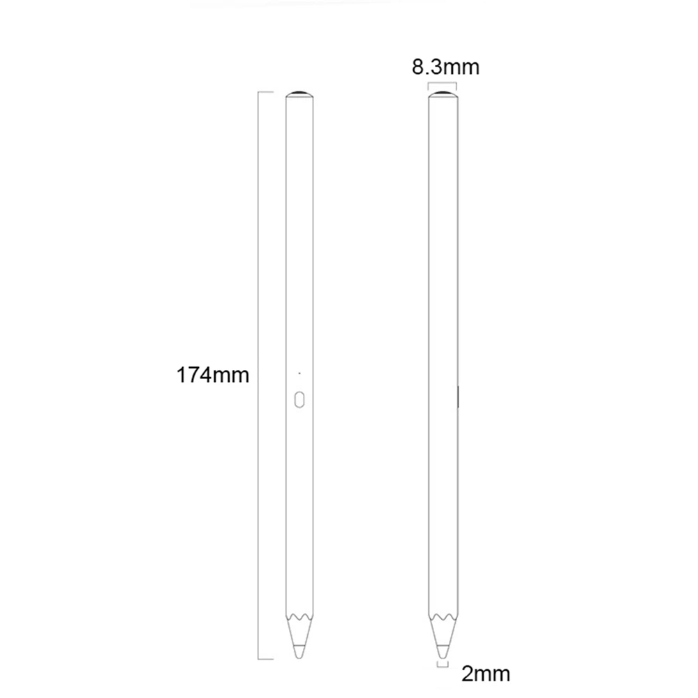 Стилус для Surface Pro 6/5/4/3/ноутбук планшет 174 мм емкостный стилус для ASUS/hp/SONY/acer ноутбуков