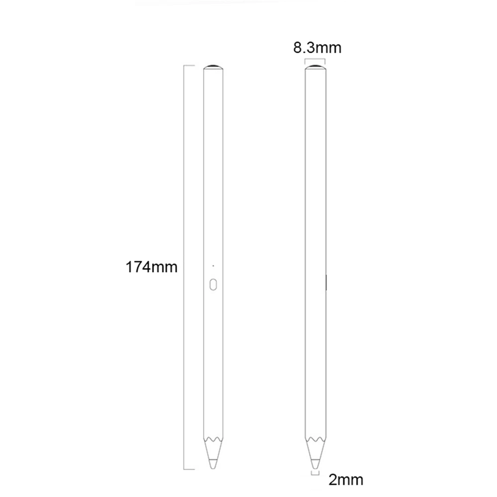 Стилус для планшета Surface Pro 6/5/4/3/Laptop Tablet 174 мм емкостный стилус ноутбуков